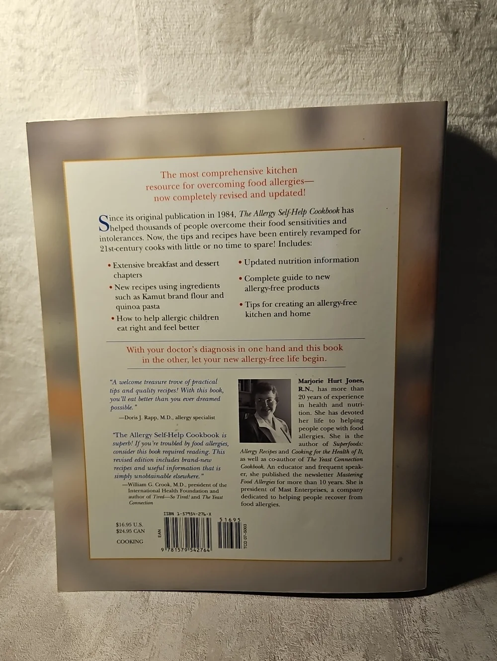 The Allergy Self-Help Cookbook Vintage